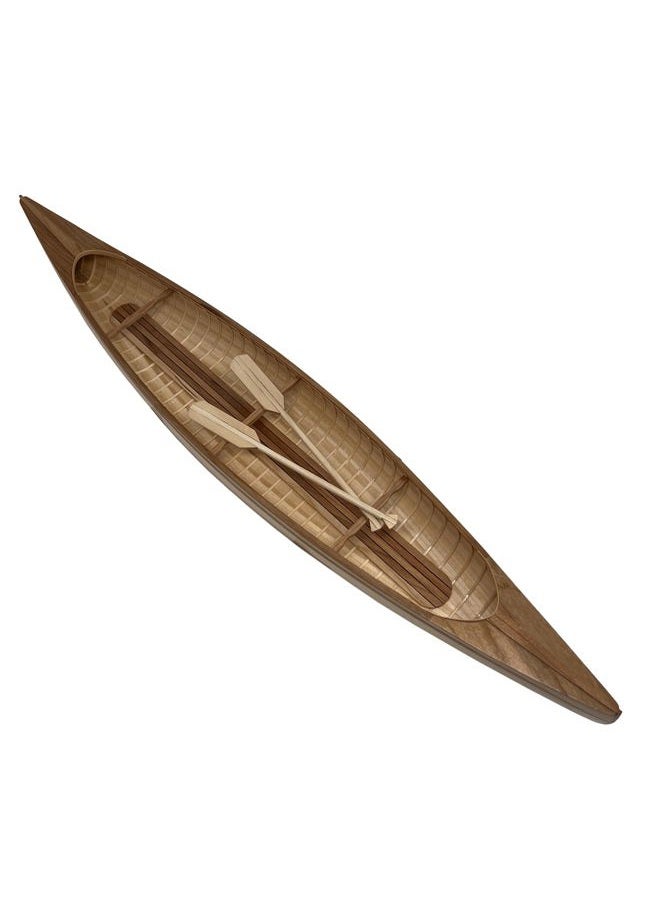 Model Expo Midwest 982 - Peterboro Canoe 1:12 - Wooden Boat Building Kit for Adults 15.75" Long - DIY Woodcraft Self Assembly -Wood Starter Kit - Image 2