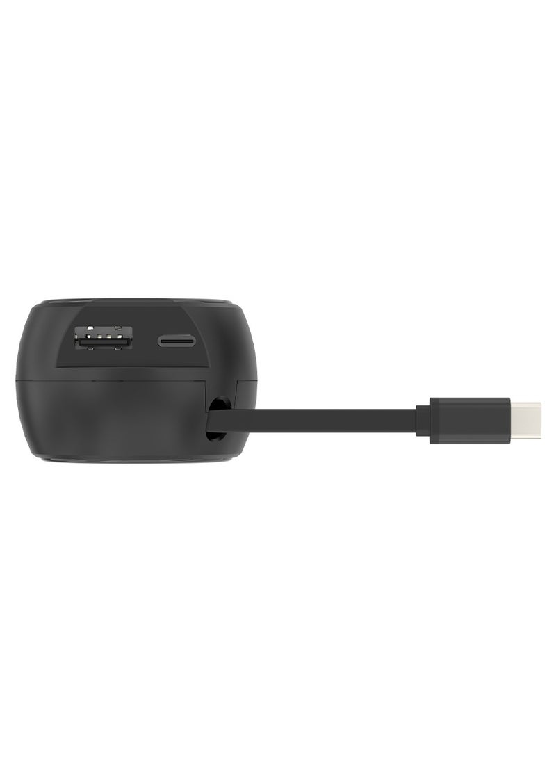 Luttec Retractable Car Charger, 3 in 1 Fast Car Phone Charger 60W, 1 Retractable Cable Type C and USB Car Charger, Compatible with iPhone 15/14/13/12/11, Galaxy, Pixel  - Image 5