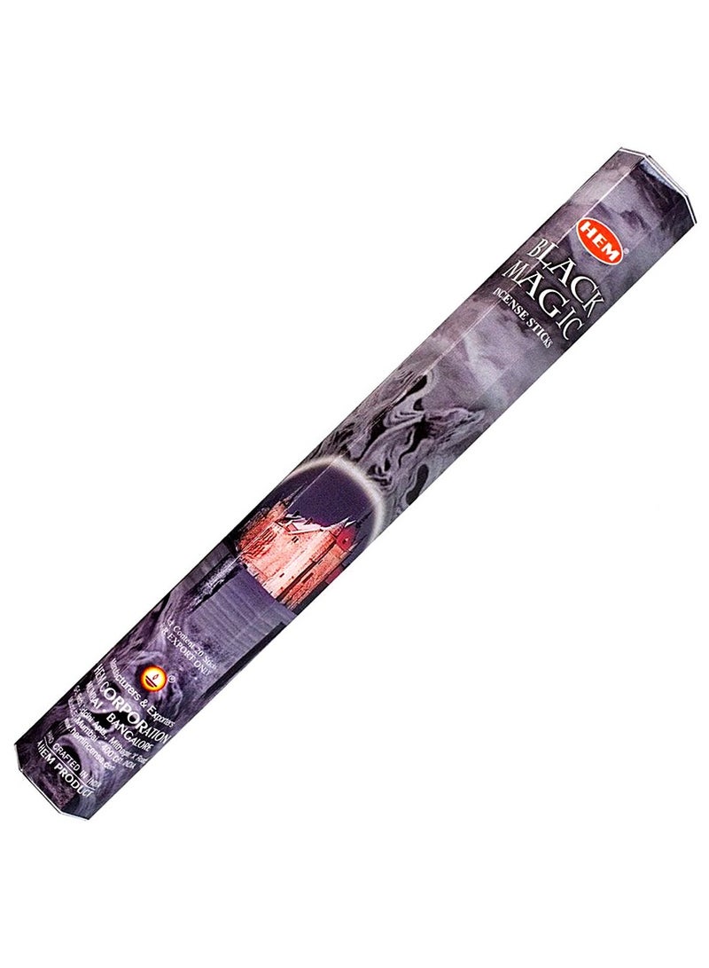 HEM Black Magic Incense Sticks Pack of 20 - Image 1