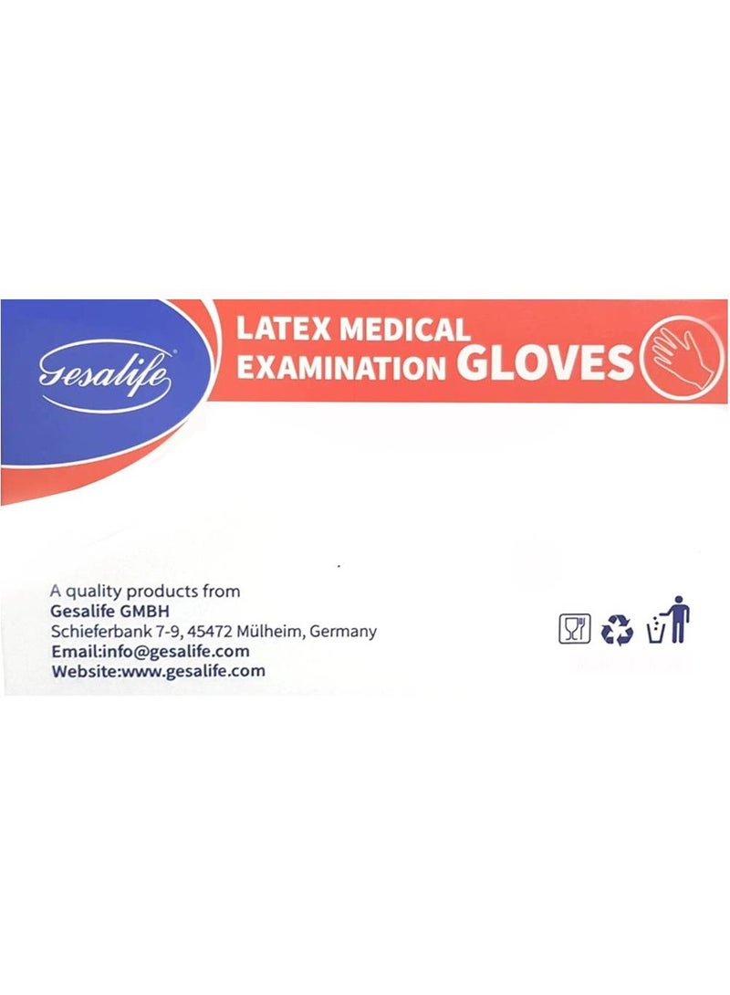 Gesalife Powder Free Latex Disposable Gloves 200 Pcs  - Image 4