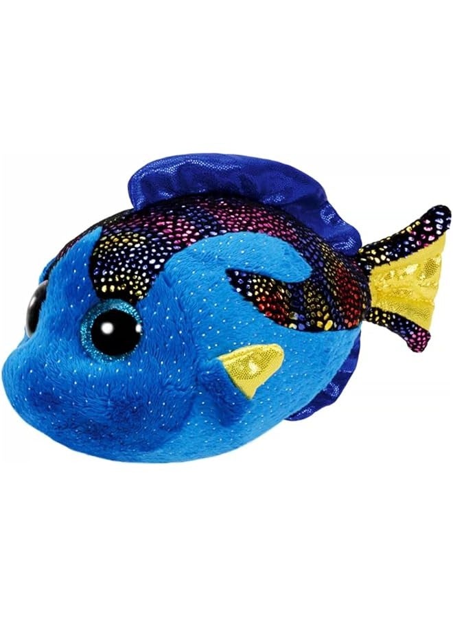 Beanie Boo Aqua Blue Fish Stuffed Animals Plush Doll 6inch 