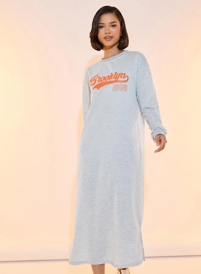Take Two Sweatshirt Graphic Dress