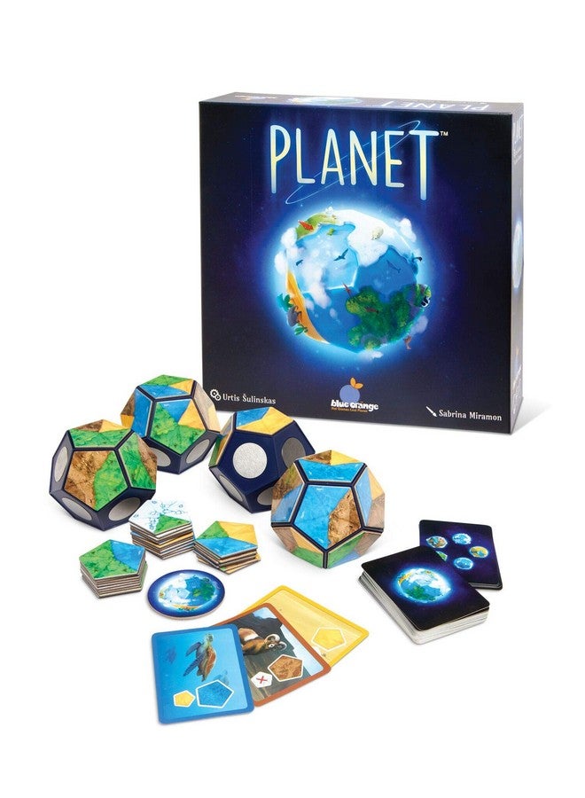 blue orange Games Planet Board Game Award Winning Kids Family Or Adult Strategy 3D Board Game For 2 To 4 Players. Recommended For Ages 8 & Up. - Image 2