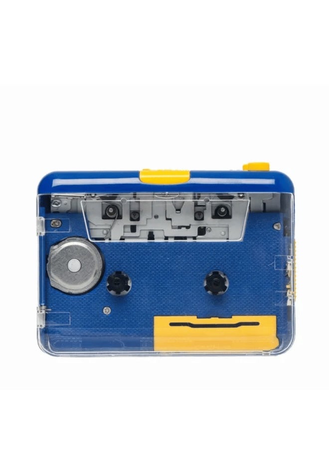 MJI - JO9 CASSETTE PLAYER (CLEAR SUPER USB) - BLUE By MJI - Image 1