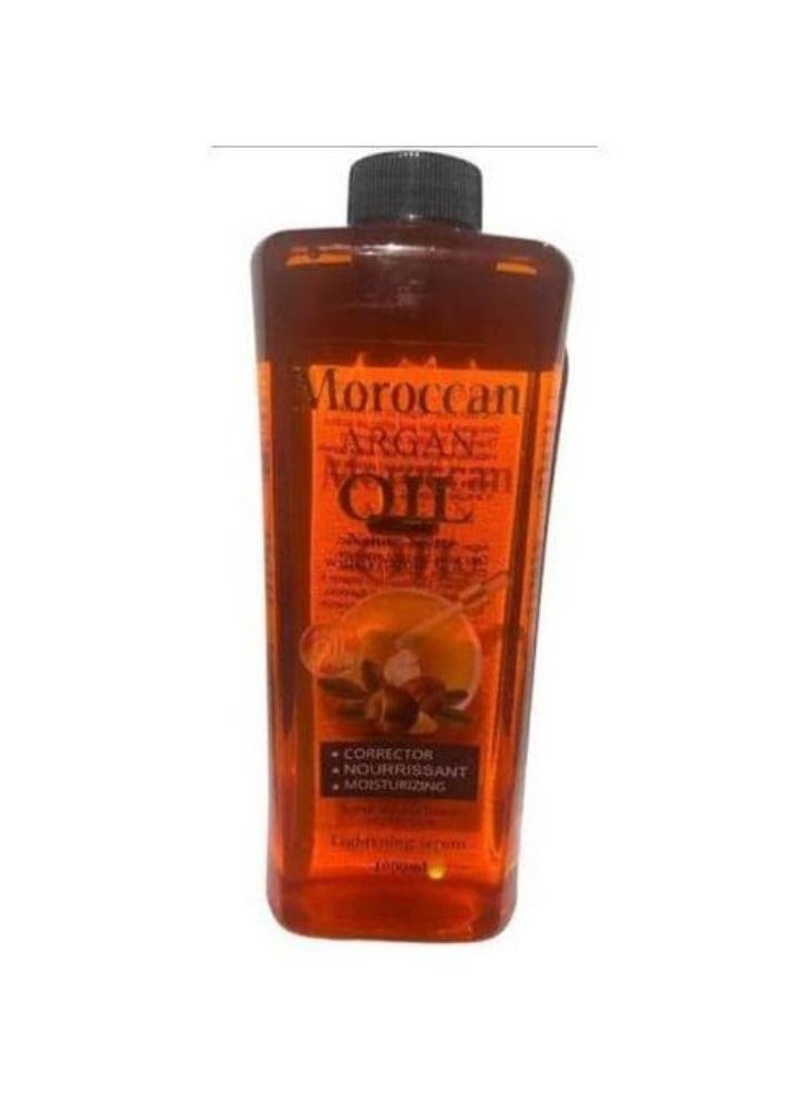 سيروم تفتيح البشرة بزيت الأرجان المغربي 1000 مل