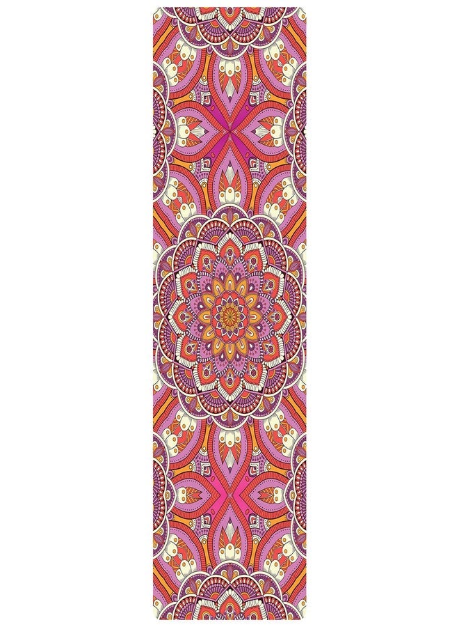 Grip Suede Yoga Mat (Pink) 2ft.X 6ft. with 6mm Thickness. - Image 2