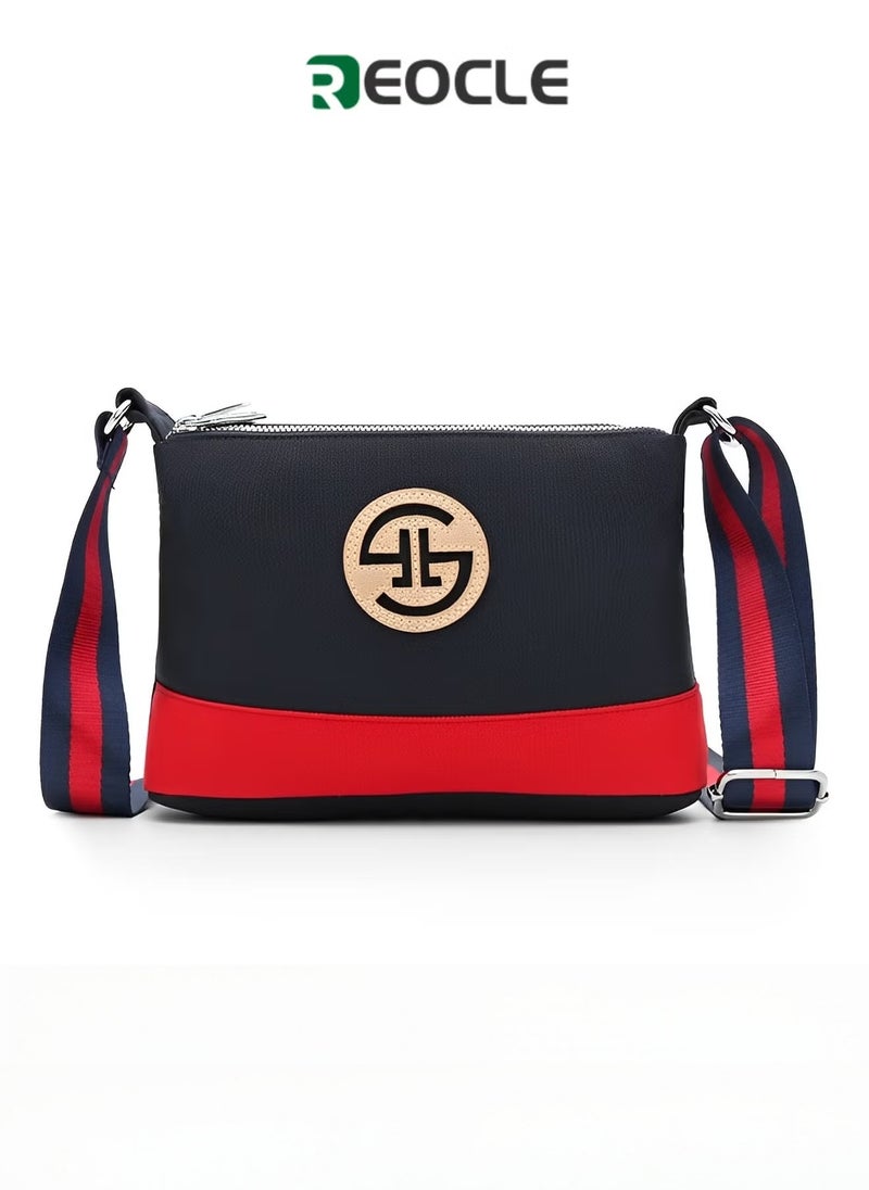 REOCLE Women's Shoulder Handbags Fashion Vegan Leather Crossbody Bag with Adjustable Strap & Large Capacity & Simple Style Shoulder Purse for Ladies - Image 1