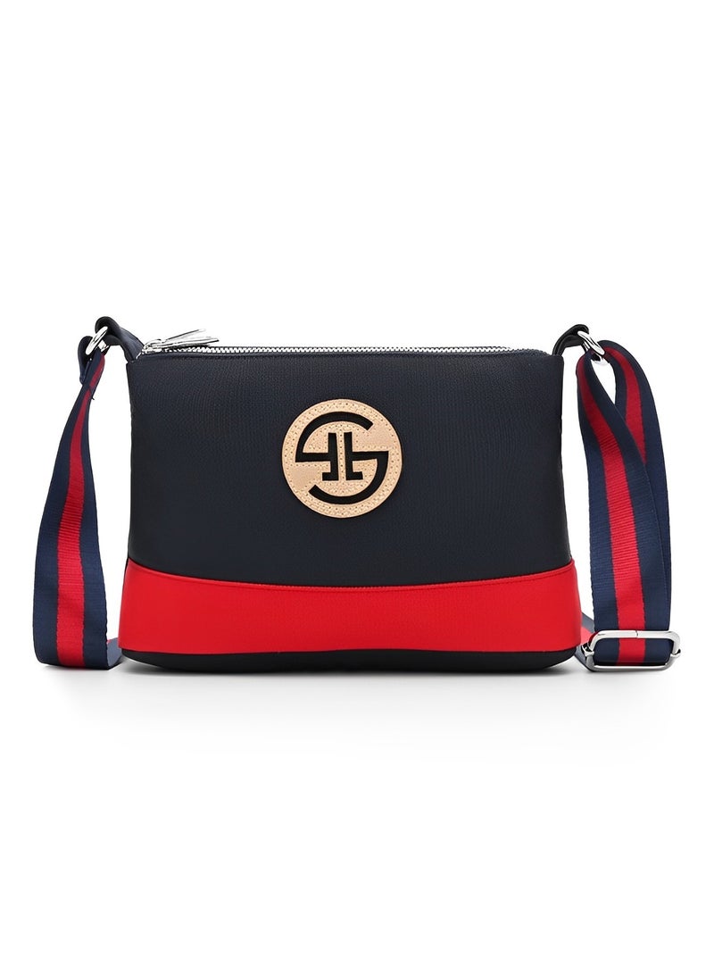 REOCLE Women's Shoulder Handbags Fashion Vegan Leather Crossbody Bag with Adjustable Strap & Large Capacity & Simple Style Shoulder Purse for Ladies - Image 2