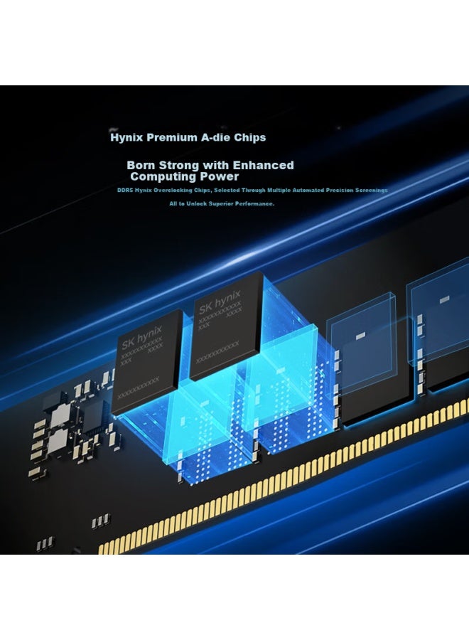 Biwin 32gb Kit, Ddr5 6000mhz Desktop Memory Module, Shikong Xingzhe Dw100 Rgb Light Bar , Black Ai Pc Computer Storage Accessory - Image 4
