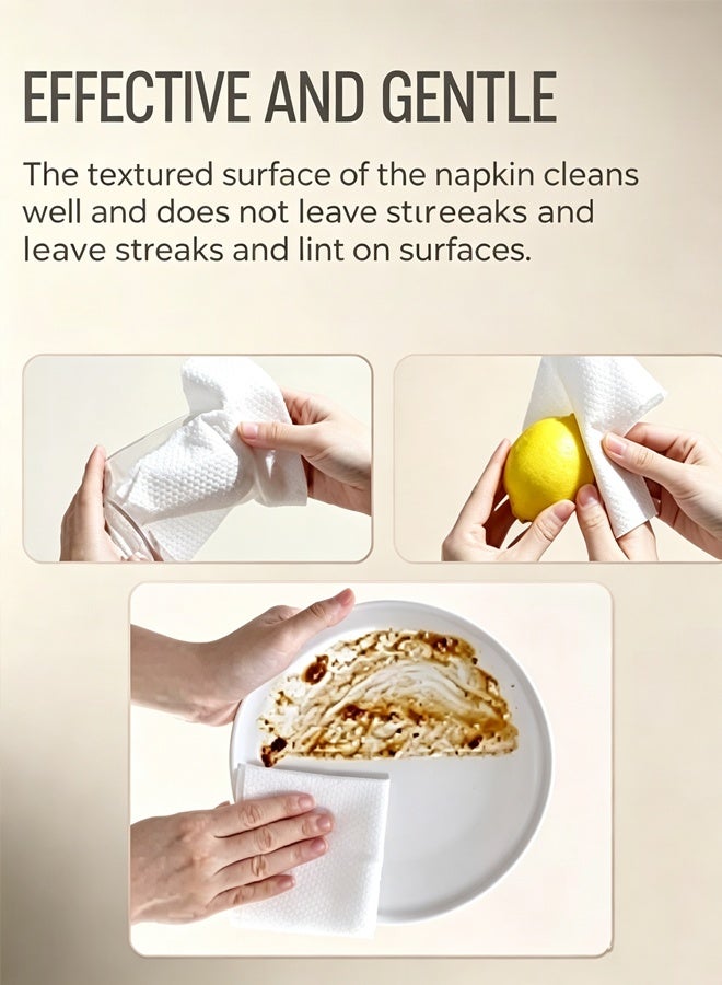 120PCS Hanging Disposable Towel Soft Cotton Makeup Remover Tissue Face Clean Towel Cotton Tissue - Image 4