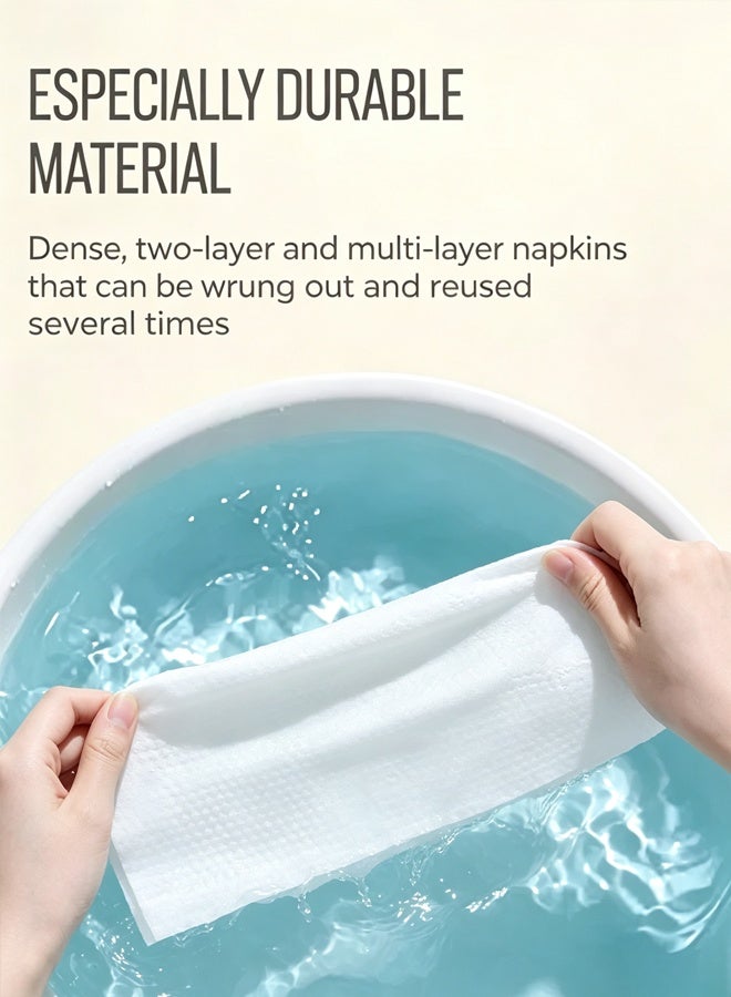120PCS Hanging Disposable Towel Soft Cotton Makeup Remover Tissue Face Clean Towel Cotton Tissue - Image 5
