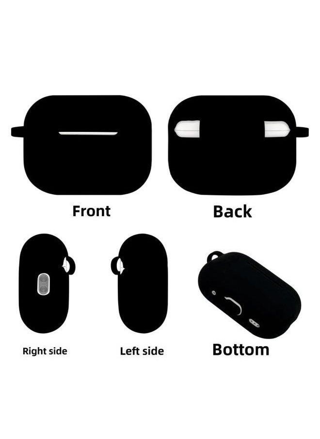 Generic - Suitable For Airpods Pro2 Protective Case Silicone Airpods4 Apple Wireless Bluetooth Headset Case-Color:Green (with Hanging Ears 1.2mm)-Applicable Models:Airpods Pro Pearlescent Bag Packaging - Image 1