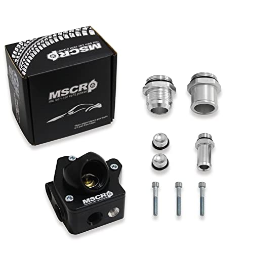 WnSEu MSCRP Swivel Neck Thermostat Housing V2 for K-Series K20 K24 radiator hose k swap - Image 3