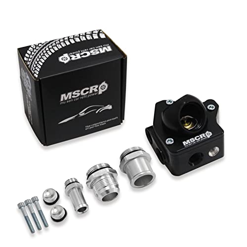 WnSEu MSCRP Swivel Neck Thermostat Housing V2 for K-Series K20 K24 radiator hose k swap - Image 1
