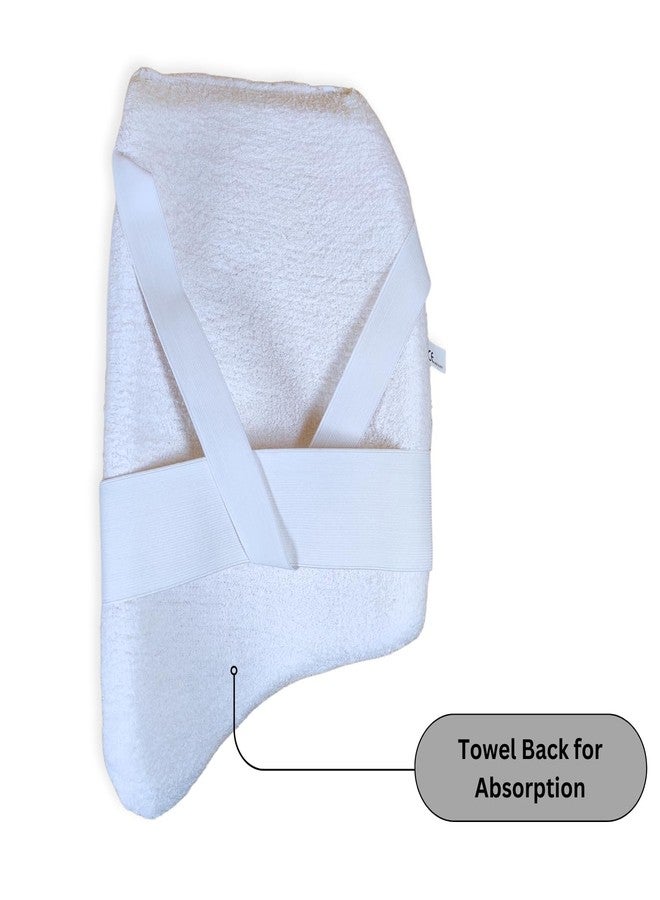 Prokick Instinct Cricket Batting Thigh Guard Protector|Lower Body Protection Cricket Thigh Pad|Right Hand Thigh Pad|Suitable for Men's/Adult|White - Image 3