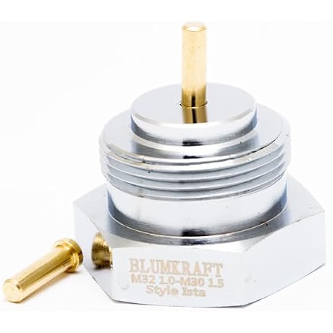 RADIATOR ADAPTER ISTA FITTING M32X1 TO M30 X 1.5 FOR THERMOSTAT/THERMOSTATIC HEAD M30X1.5 MALE - Image 2