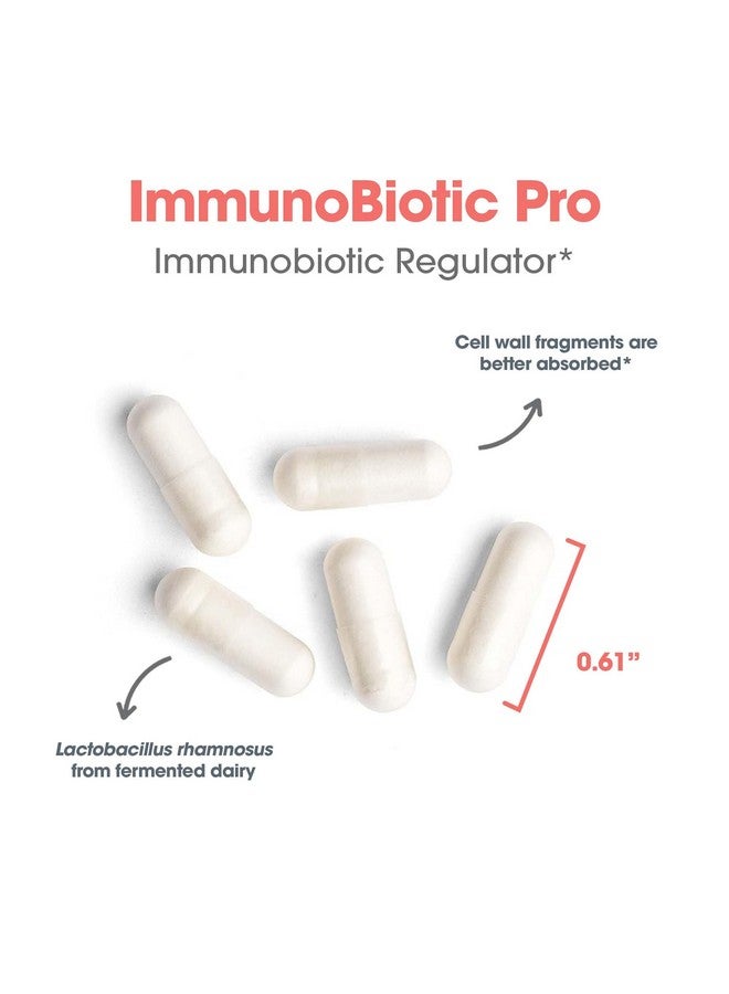 اليرجي ريسيرتش جروب مكمل Allergy Research ImmunoBiotic Pro - مسحوق مستخلص Lactobacillus Rhamnosus 75 مجم، منظم مناعي حيوي، داعم للمناعة، كبسولات نباتية - 200 كبسولة - Image 5