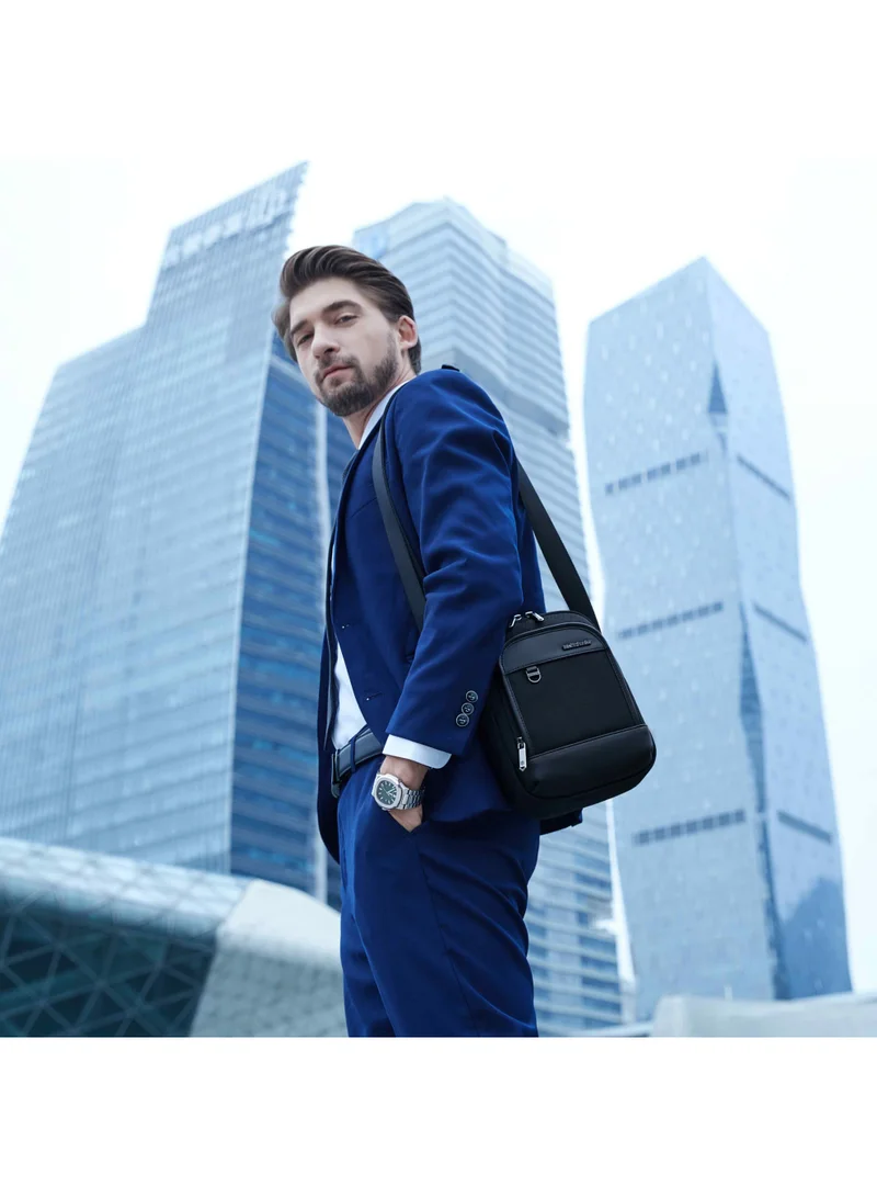 Arctic Hunter  Unisex Sling Bag Water Resistant Stylish Anti-Theft Shoulder Side Bag for Men and Women with iPad Shockproof Compartment, K00689, Black  | Best Price UAE