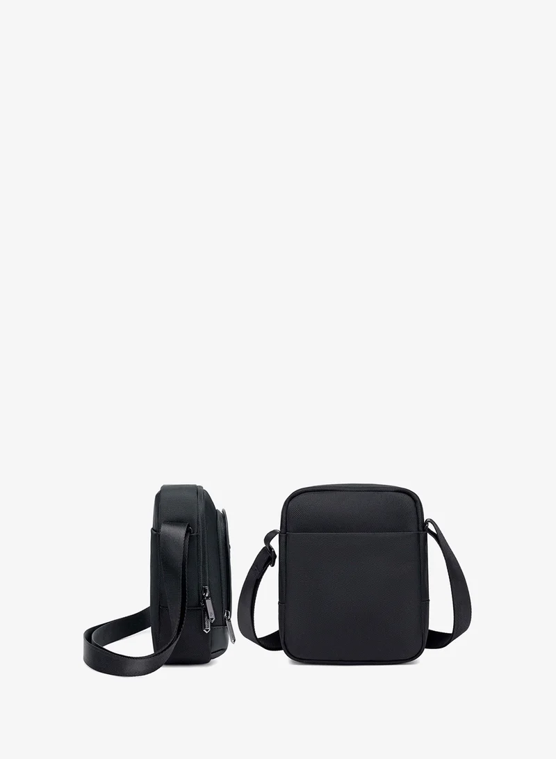 Arctic Hunter  Unisex Sling Bag Water Resistant Stylish Anti-Theft Shoulder Side Bag for Men and Women with iPad Shockproof Compartment, K00689, Black  | Best Price UAE