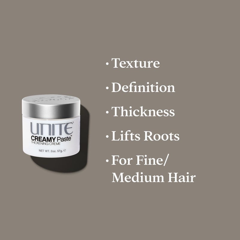 UNITE Hair - CREAMY Paste â€“ Styling Cream for Thickness, Texture & Definition â€“ Adds Fullness and Flexible Hold â€“ Perfect for Fine to Medium Hair, Safe for Extensions, 2 oz - Image 3