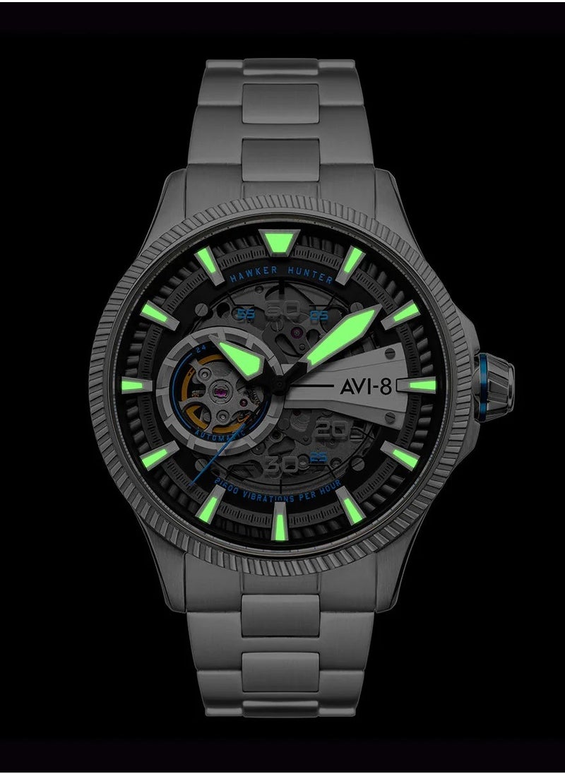 AVI-8 AV-4078-11, Automatic Men Watches, Stainless Steel Strap  - Image 3