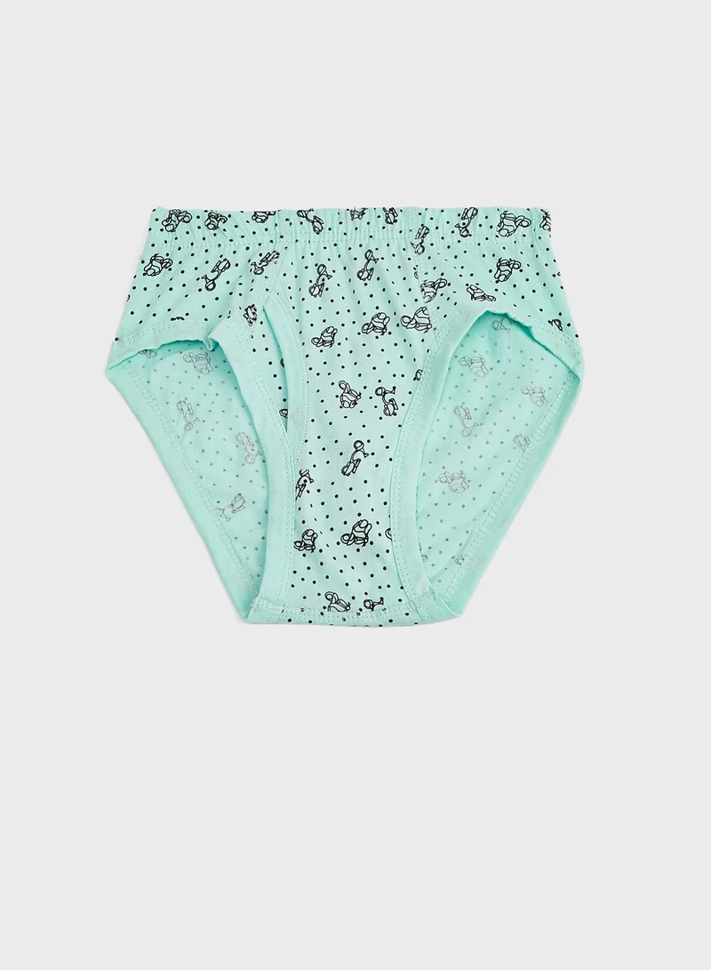 Pinata Pack Of 5 Printed Boys Brief