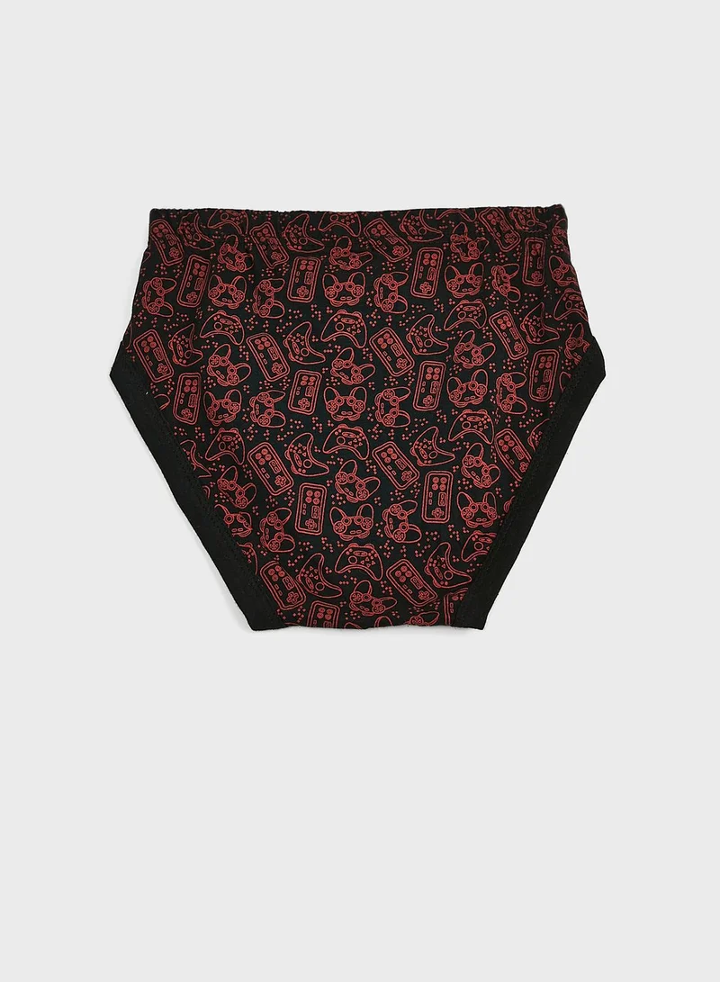 Pinata Pack Of 5 Printed Boys Brief