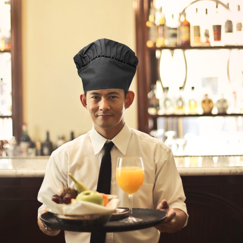 🍳 قبعات مطبخ فائقة التحمل مريحة لعمال المطاعم والطهاة - Image 5