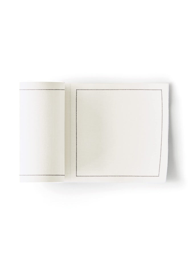 Cotton Cocktail Napkins, 50 Count Disposable Paper Napkins, Cream 4.3 x 4.3 Inch Soft Absorbent Dinner Beverage Napkins for Party Wedding Restaurant Bar Events - Image 1
