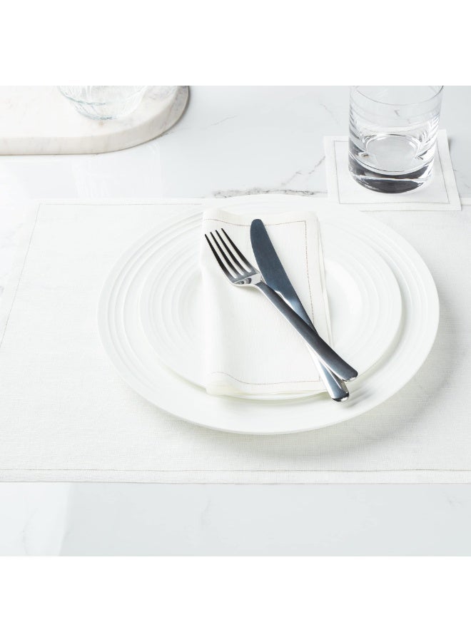 Cotton Cocktail Napkins, 50 Count Disposable Paper Napkins, Cream 4.3 x 4.3 Inch Soft Absorbent Dinner Beverage Napkins for Party Wedding Restaurant Bar Events - Image 4