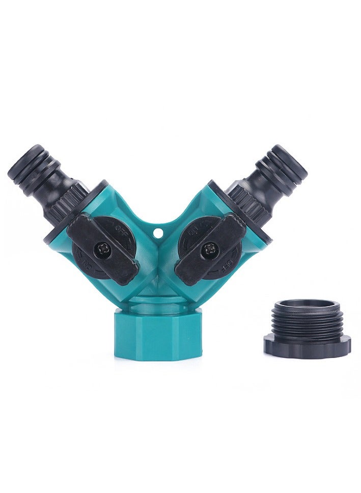 RATSAW Y-Shape Hose Splitter Garden Accessories Hose Connector Fitting Can be Quickly Attached to A Water Hose - Image 1