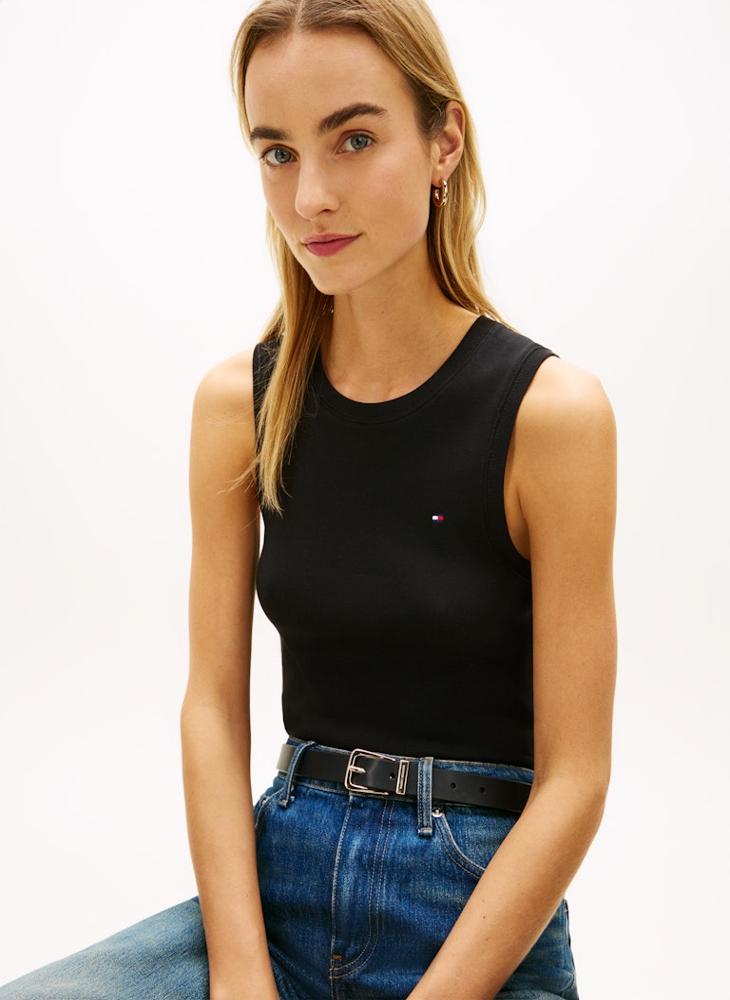 TOMMY HILFIGER Slim Crew Neck Tank Top - Image 3