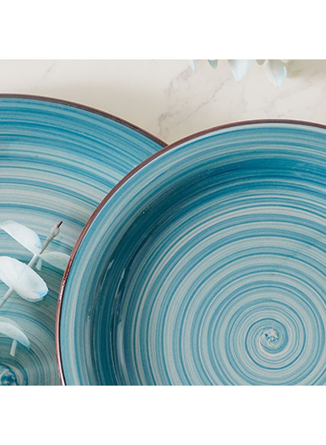 DANUBE HOME Apollo 16-Piece Hand Painted Stoneware Dinner Set – Artistic Durable Dinnerware with Plates, Bowls & Mugs, Perfect for Family Meals, Parties, Restaurants & Everyday Use - Image 3