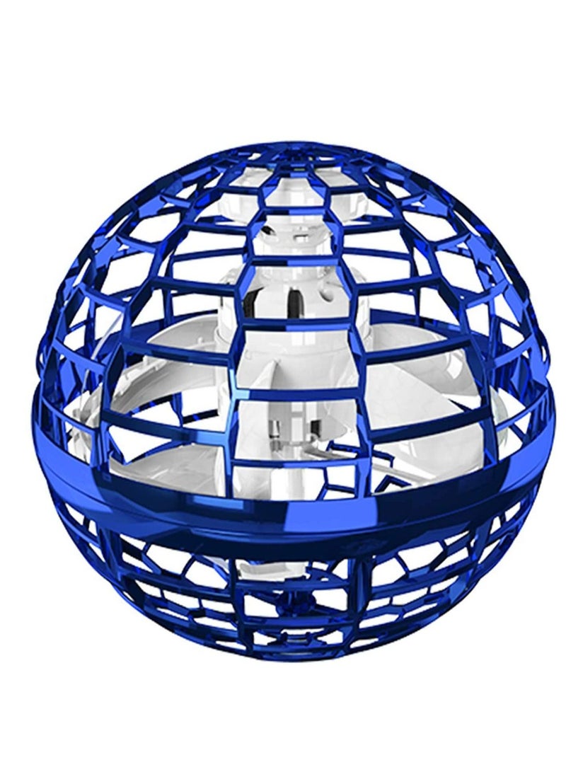 كرة طائرة دوارة زرقاء