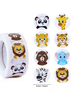 Daytoyz Pack of 500 Motivational Stickers for Children Self-Adhesive Animal Reward Stickers Teacher Reward Stickers Praise Praise Stickers Motivation Stickers for Teachers Parents Praise Students  - Image 2