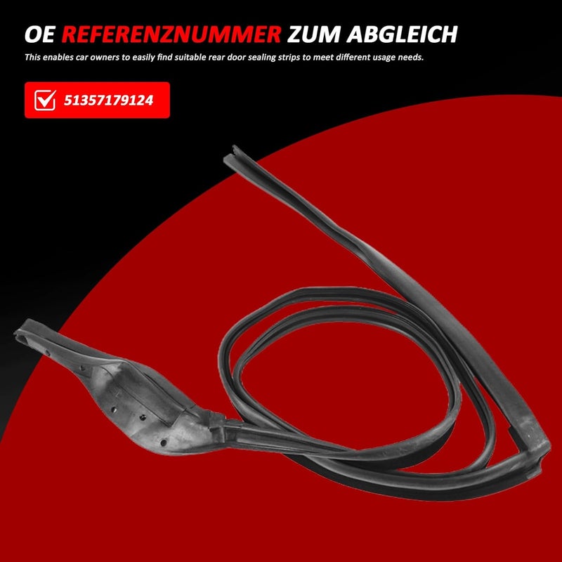 Bomunik Rear Door Sealing Rubber for BMW 7 Series - Image 3