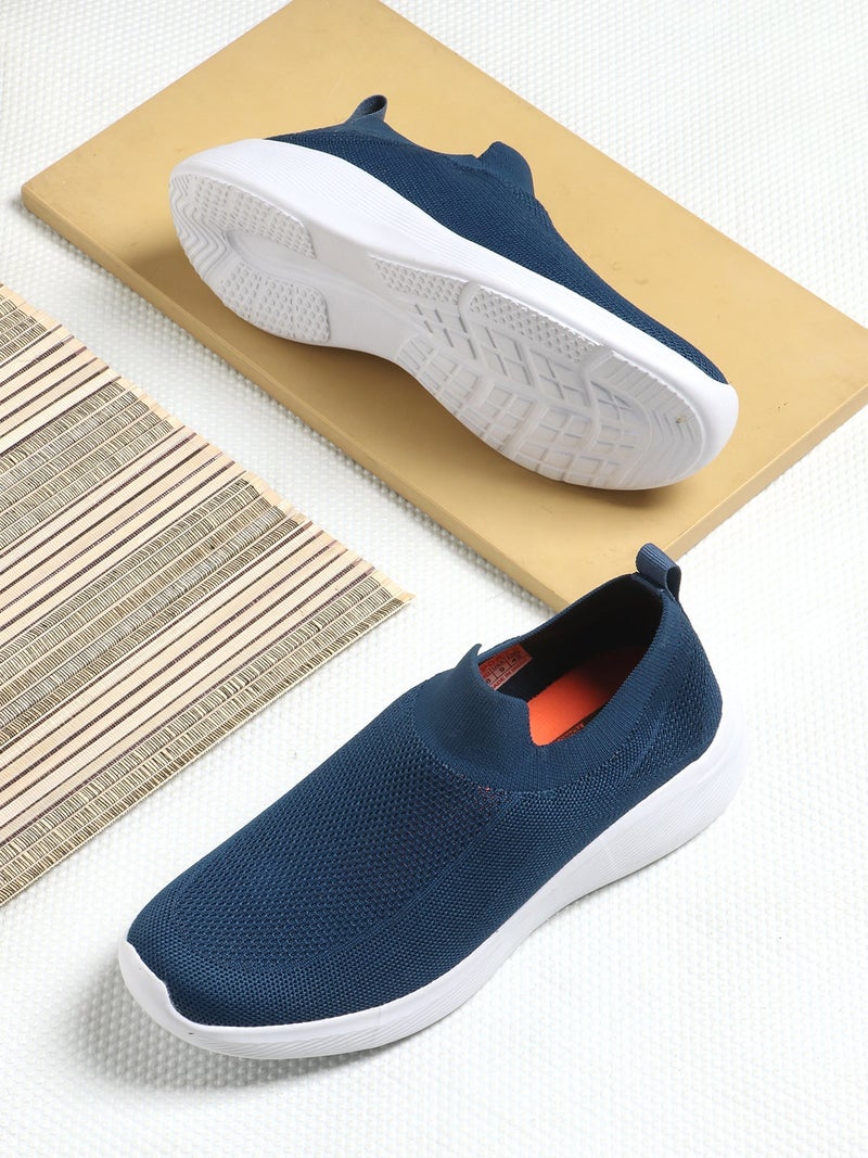 Face Teal Blue Sneakers for Men - Image 3