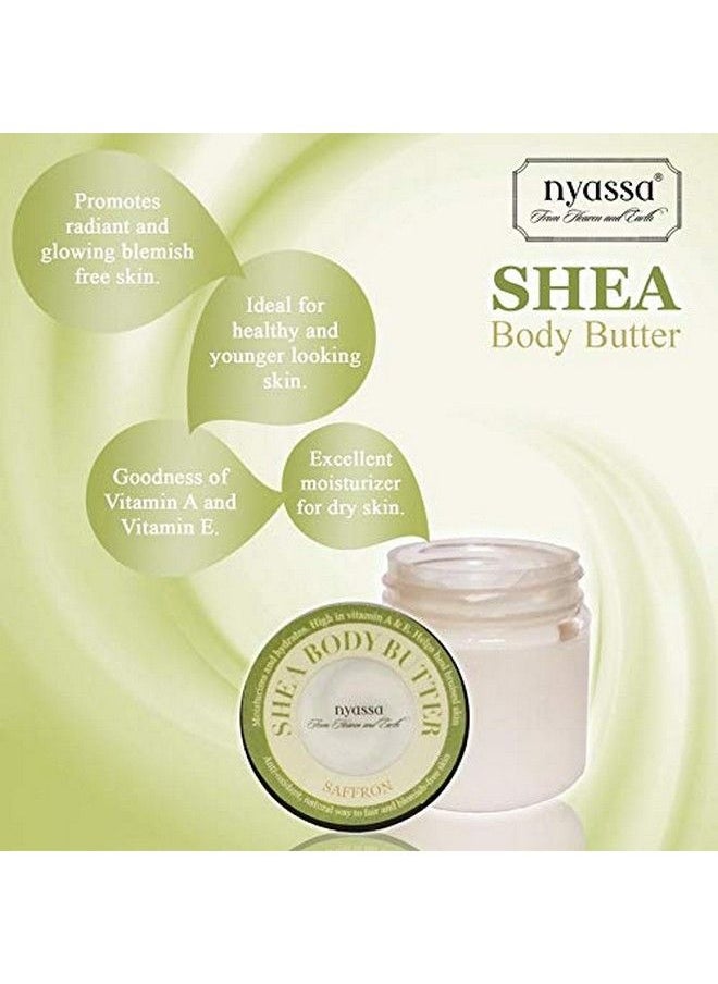 Nyassa Shea Body Butter 100Gm. Saffron And Shea Butter Which Is Filled With The Goodness Of Vitamin A And E And Great For Dry Skin. Natural Product. No Parabens. No Silicons.Vegetarian. Cruelty Free  - Image 3