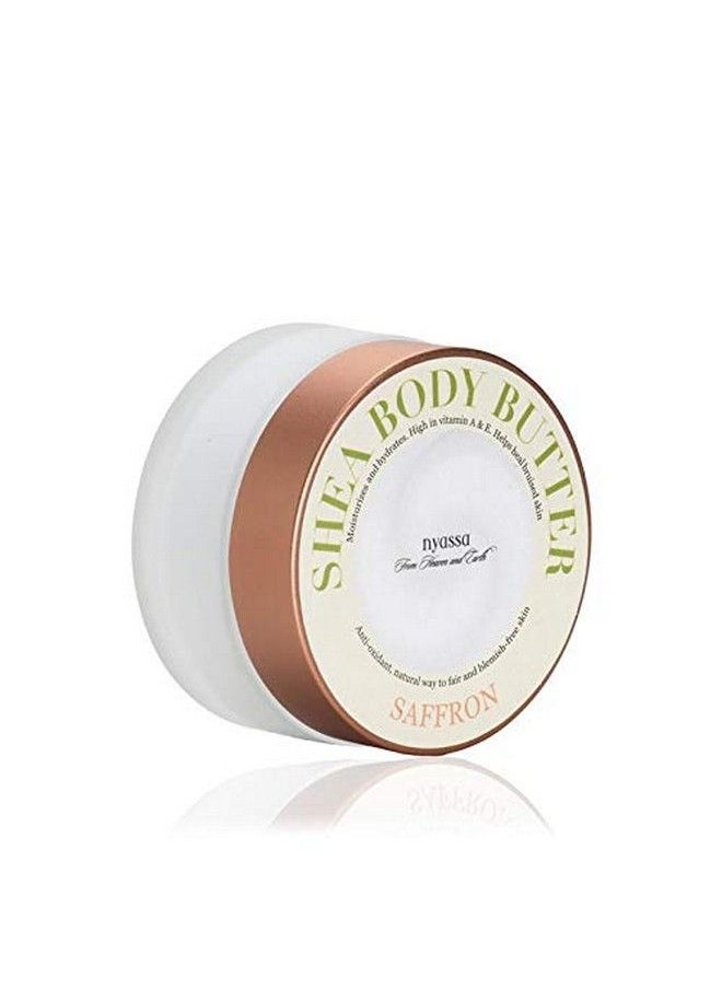 Nyassa Shea Body Butter 100Gm. Saffron And Shea Butter Which Is Filled With The Goodness Of Vitamin A And E And Great For Dry Skin. Natural Product. No Parabens. No Silicons.Vegetarian. Cruelty Free  - Image 1