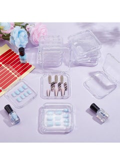 20Pcs 2 Sizes Press On Nail Storage Box With 2 Sheets Double Sided Adhesive Tape, Clear Artificial Nail Display Storage Boxes Display Packing Box For Nail Salon - pzsku/ZCA3824FD083770B495E2Z/45/_/1730892747/e18dd1a0-7df9-4969-9f63-d231c9e9c6ea