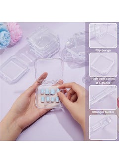 20Pcs 2 Sizes Press On Nail Storage Box With 2 Sheets Double Sided Adhesive Tape, Clear Artificial Nail Display Storage Boxes Display Packing Box For Nail Salon - pzsku/ZCA3824FD083770B495E2Z/45/_/1730892753/c0c59fcb-6d90-41ab-9aae-aea3b3370f22