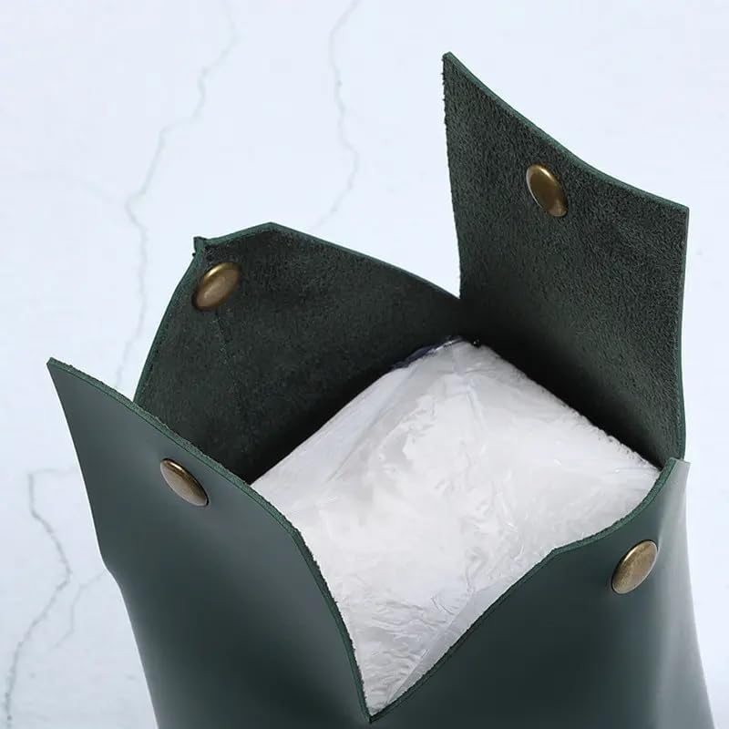 Casakit غطاء صندوق المناديل كاسا كيت مستطيل حديث من جلد PU (أخضر) - Image 3