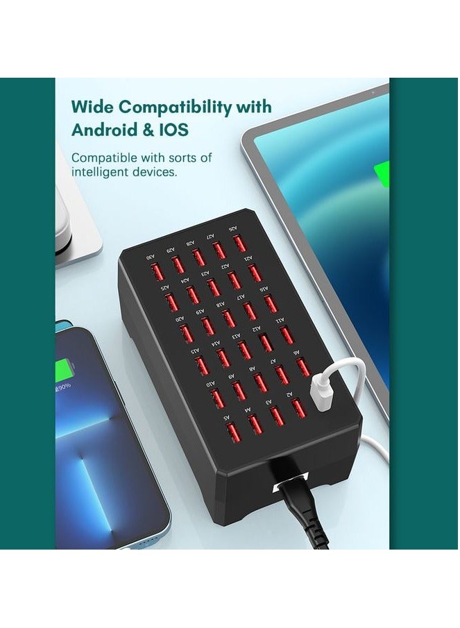 USB Charging Station USB Plug Charger 30-port Desktop - Image 3