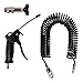 ZNDAW Air Blow Gun Kit Heavy Duty Truck Air Seat Blow Spray Tool with 16ft Long PU Coil Duster Gun Kit with Cleaning Nozzle Tip for Car Truck Semi Trailer Car Accessories - Image 2