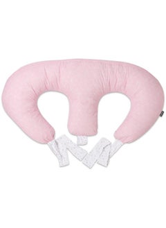 Moro Moro Twin Nursing Pillow, U-Shaped Multifunctional Support with Washable Cover  - Image 1