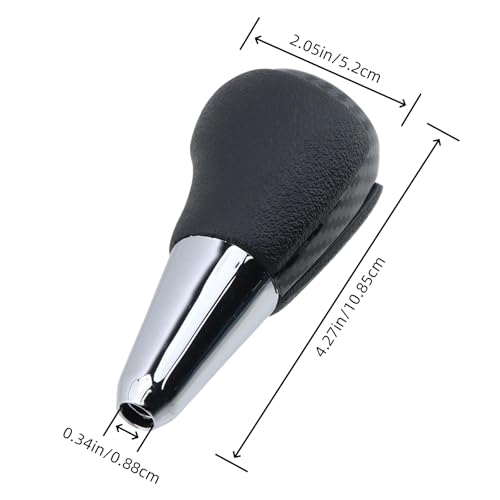 Meprotal 1 Pcs Shift Knob Head Suitable for Toyota Prius C 2012-2017 Camry 2012-2017 Corolla 2014-2018 Yaris 2015-2017 Rav4 2013-2017, Black - Image 2