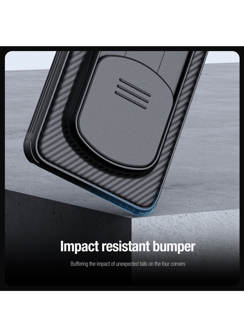 نيلكين حافظة لهاتف Honor Magic 6 Pro مصنوعة من مادة TPU المقاومة للصدمات، غطاء منزلق لحماية عدسة الكاميرا، غطاء خلفي للهاتف المحمول مضاد لبصمات الأصابع - Image 4