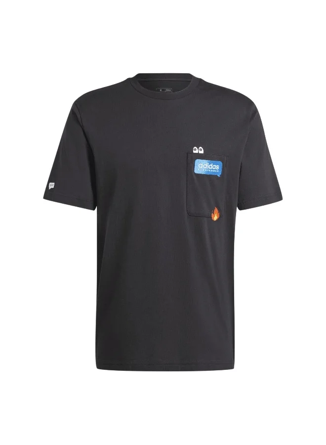 adidas تيشيرت تدريب أديداس رجالي أسود