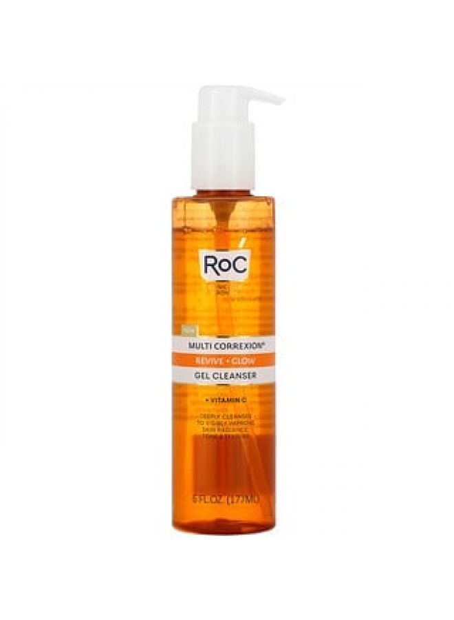 RoC RoC Multi Correxion Revive + Glow Gel Cleanser + Vitamin C 6 fl oz