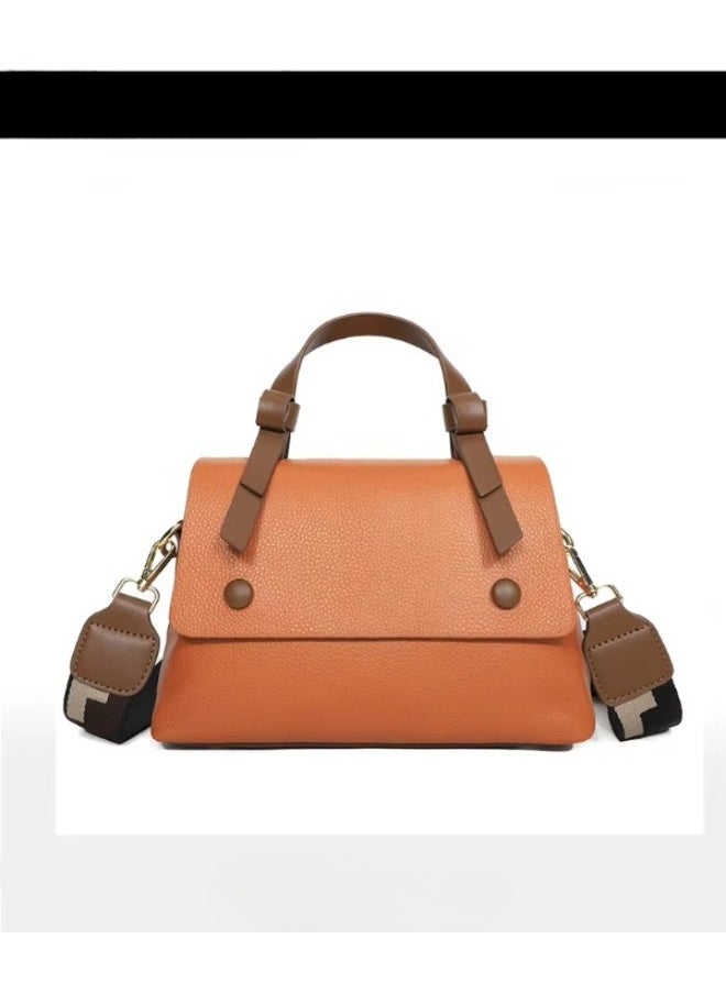 Rup Art Luxury Leather Women’s Handbag – Double Compartment Shoulder & Crossbody Bag, Fashion Square Messenger Bag for Ladies  - Image 2